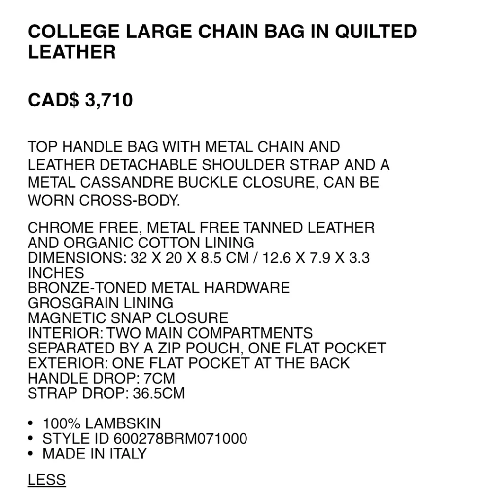 Saint Laurent Large College Bag - Picture 16 of 16
